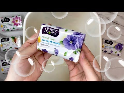 RUBIS🧼🫧SOAP ASMR| thinking ,lots of foam🧽Linseed&Milk Protein