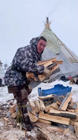 #Ханты #ЖизньВлесу #Север 