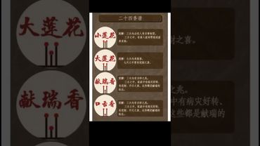 【一張圖看懂24香譜！香灰形狀揭示你的運勢吉凶】#運勢  #玄學 #風水 #命理