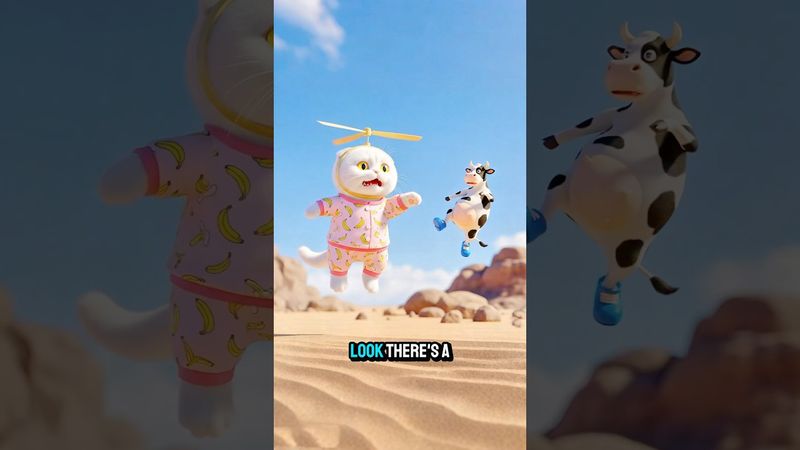 Look this a cow!! 😍 #funnyshorts #sadstory #lovecats