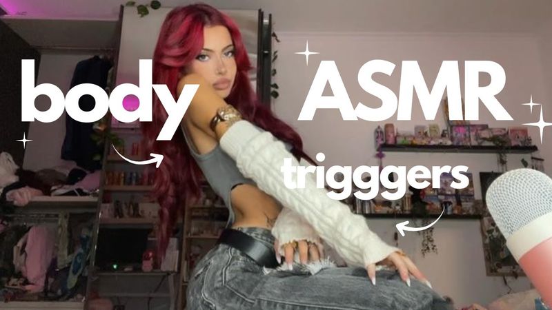 ASMR - FAST AND AGGRESSIVE BODY TRIGGERS AND FABRIC SCRATCHING
