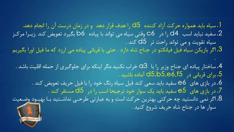 185 . شروع بازی ضد سیسیلی برای سفید - ترم 8 ( قسمت 28 )