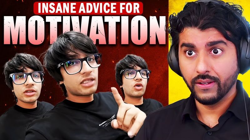 Sourav Joshi gives insane motivational advice