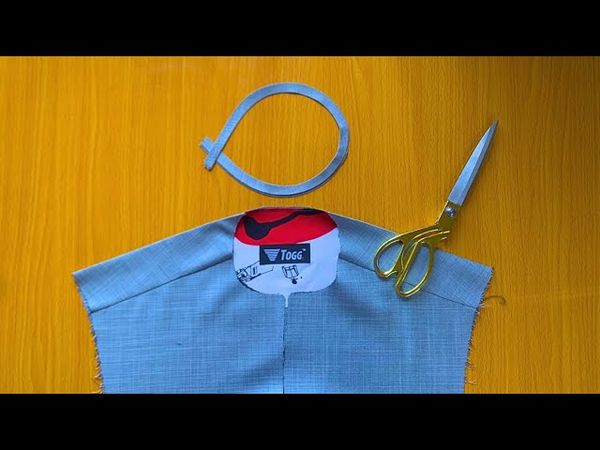 How to pipe a neckline for senator wear  ( detailed )