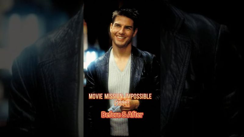 Movie Mission Impossible 1996-Then & Now #moviemissionimpossible #star #film #history