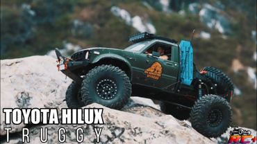 Rc Crawler | Scx10 ii Toyota Hilux RIG Rock Crawling 4x4 Off Road.
