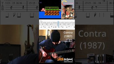 Contra NES Area 1 Jungle Theme Guitar with TAB