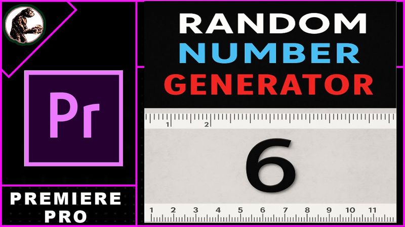 How to Make Random Number GENERATOR In Premiere Pro