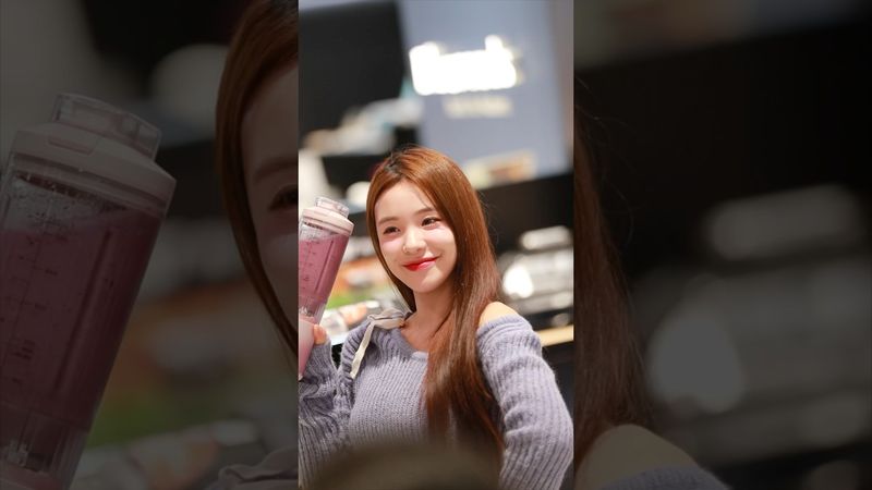 漂亮多慧 這果汁機感覺不錯啊 #SharkNinja #李多慧 #LeeDaHye #이다혜