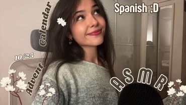 ASMR 10/25 💭 Spanish Rambling! + Fast Mouth Sounds + Finger Fluttering + Dry Hand Sounds + SnapssS