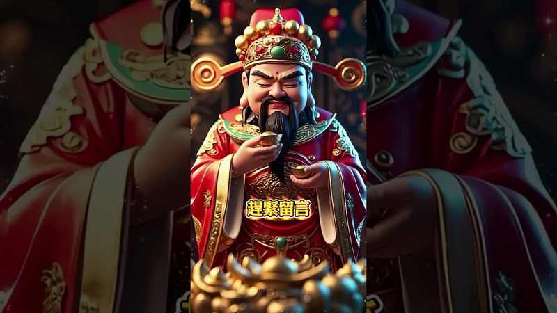 財神說：我正煩惱大財運要給誰？想要的快留言接大財！#生肖  #運勢  #玄學 #風水