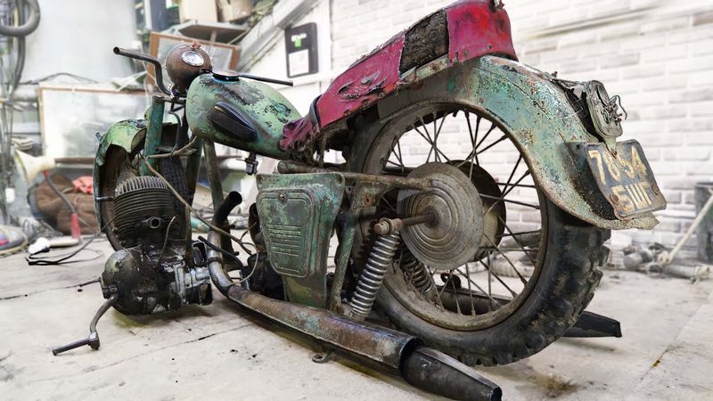 Restoration JAWA Motorcycle - Half Year in 50 Mins | Incredible Full Restoration of Abandoned Moto