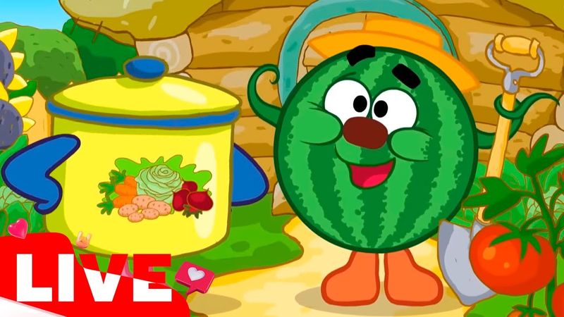 🔴LIVE Смешарики 2D. Летние каникулы со Смешариками