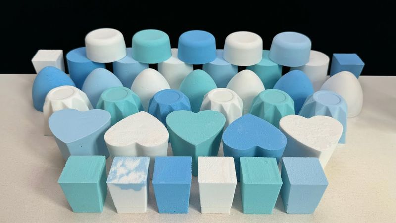 ASMR baking soda | Blue 💙🩵