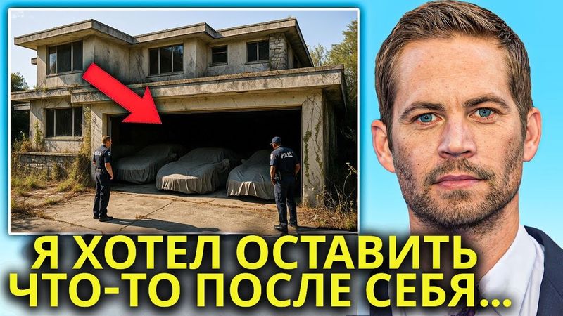 Что Нашли в Гараже Пола Уокера После Его Смерти — Шокировало Всех