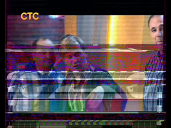 Глюки на канале СТС во время профилактики (эфирка). 21.01.2015