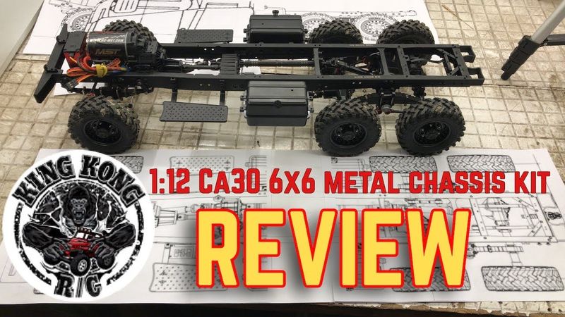 King Kong RC CA30 6x6 Metal Chassis KIT REVIEW & over look