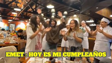 LE CANTAN A EMETSUKI POR SU CUMPLEAÑOS EN EL 7 SOPAS