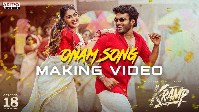 #OnamSong Making Video - KRAMP | Kiran Abbavaraam | Yukti Thareja | Jains Nani | Chaitan Bhardwaj