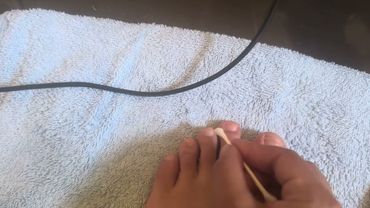 ASMR ,💥 روتين تنظيف الأرجل ,لمعن ساطع💥   #asmr #maroc #relax #asmrsounds