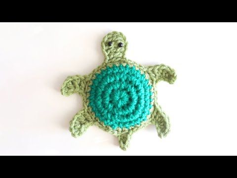 Crochet Turtle Appliqué