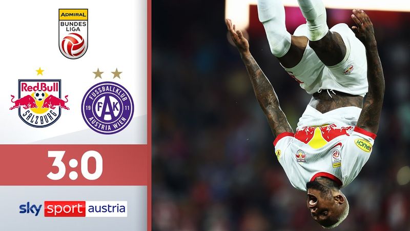 Fernando mit tollem Debüt-Tor! | RB Salzburg - Austria Wien | Highlights - ADMIRAL Bundesliga