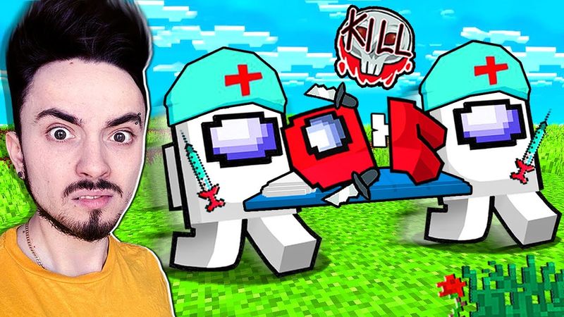 ВРАЧИ ВПЕРВЫЕ УБИЛИ ПРЕДАТЕЛЕЙ В AMONG US МАЙНКРАФТ!