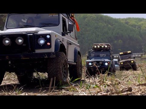 1/10 Scale LAND ROVER DEFENDER D90 Off-road Trail Run 4X4 RC Car  RC4WD Gelande II Chassis