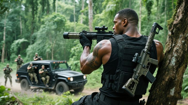 動作電影！恐怖分子叢林伏擊特種兵，不料特種兵絕地反擊，一舉殲滅所有敵人