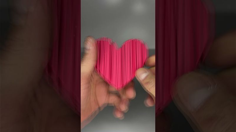 3D Printed Just Friends Valentine Heart