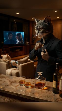 Monster vs. Savior. #aicat #sadcat #catstory 