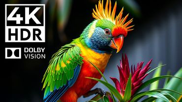 4K Video ULTRA HD Dolby Vision 4K HDR | with Cinematic Sounds (Colorful Animal Life)