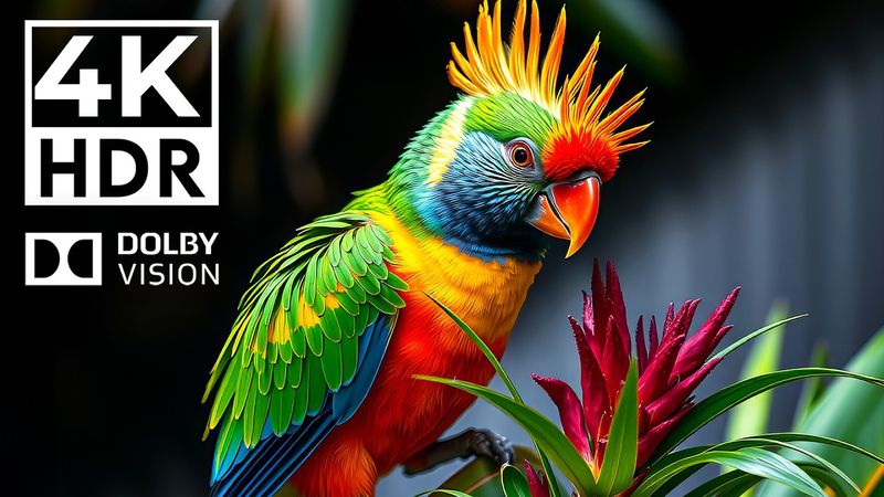 4K Video ULTRA HD Dolby Vision 4K HDR | with Cinematic Sounds (Colorful Animal Life)