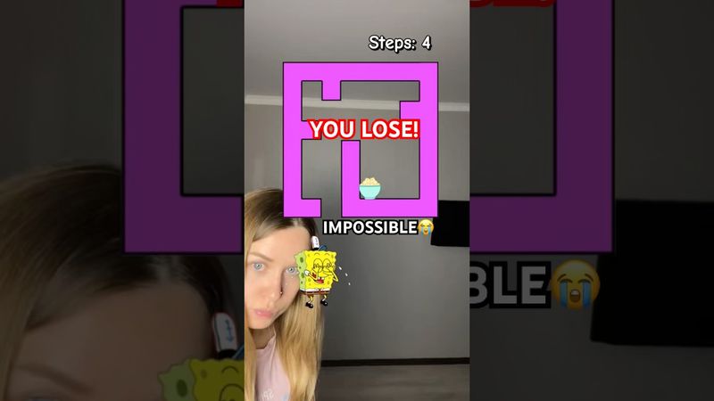 SpongeBobās ChallengešIMPOSSIBLEš#shorts
