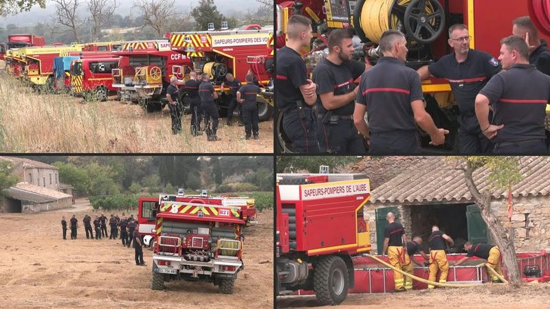 Firefighters keep watch on southern France fire perimeter amid heatwave alert | AFP