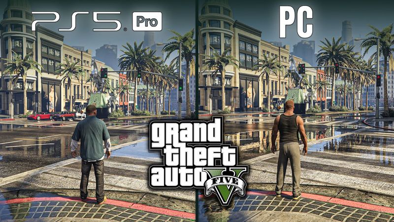 GTA V | PS5 Pro vs PC | Graphics Comparison