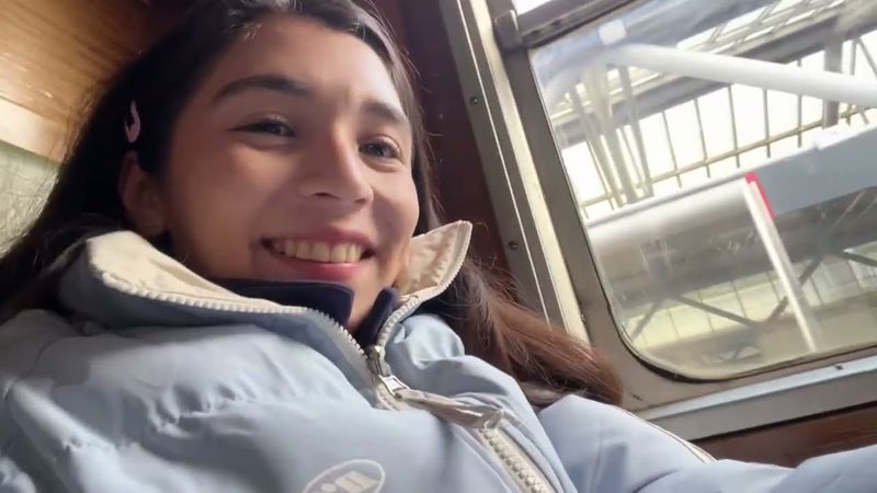 ASMR excursión conmigo 🛤️🩵| acompáñame en un viaje en tren