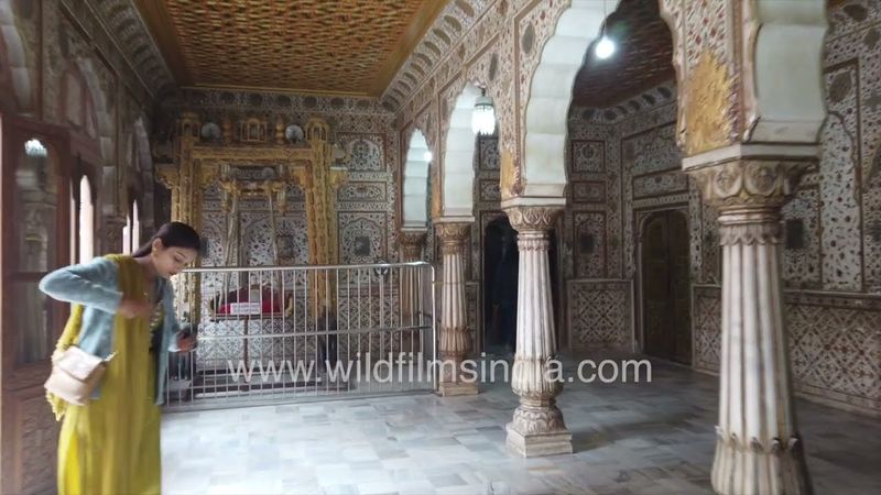 Walk through Sri Surat Villas, Junagarh Fort, Bikaner, Rajasthan.
