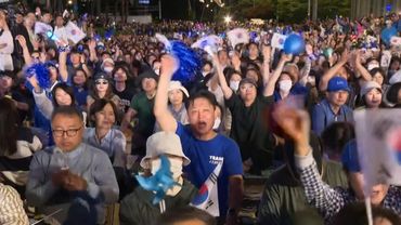 Supporters gather to celebrate as South Korea's Lee poised to win presidency | AFP