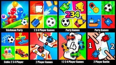 Stickman Party,2 3 4 Player Games,Party Games,Cubic 2 3 4 Player Games,2 Player Battle