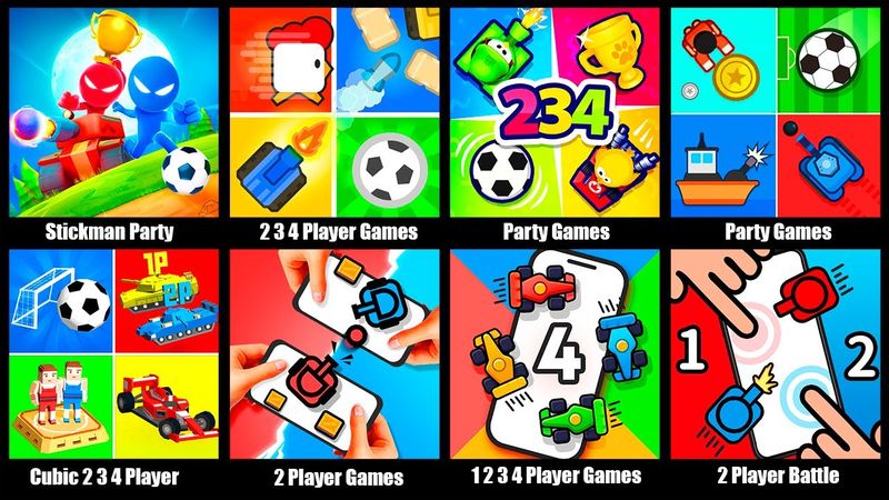 Stickman Party,2 3 4 Player Games,Party Games,Cubic 2 3 4 Player Games,2 Player Battle