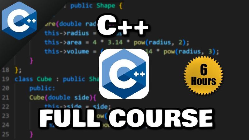 C++ Full Course for free ⚡️