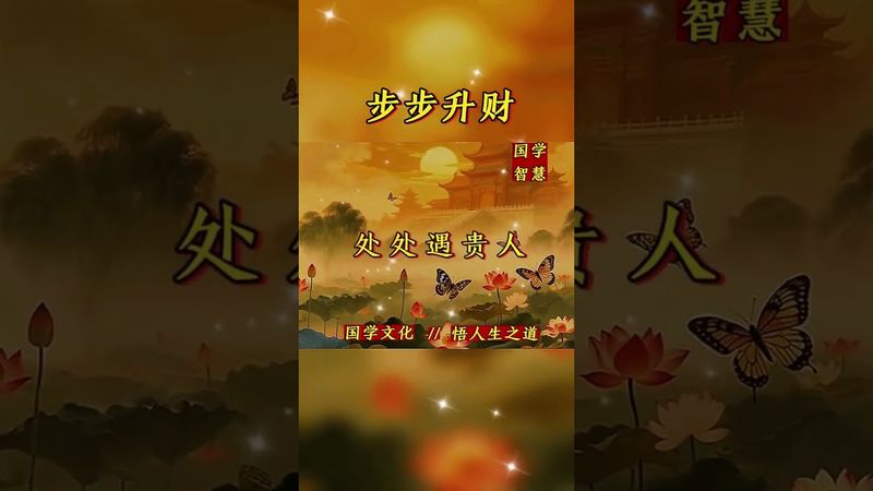 《步步生财》步步生财财气旺！一步一财通富贵！接了！转发！功德无量！记得订阅#正能量 #国学经典 #国学 #国学文化 #悟人生之道 #国学智慧#道家文化 #民间文化 #发财 #转运 #生财 #兴旺发