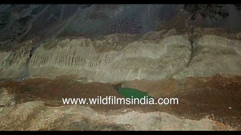 Emerald lake, Shweta Bamak from Vasuki Tal & Gangotri glacier, towards Kalindi Khal pass at 19500 ft