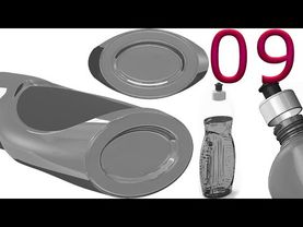 9-Project 55| Detergent Bottle 1|SolidWorks Tutorial: bottom engrave