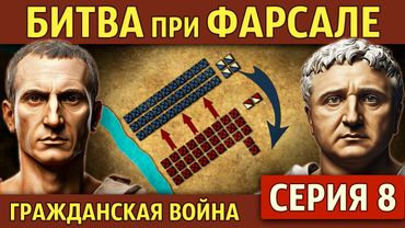 Битва при Фарсале. Гражданская война Цезаря (8 серия)