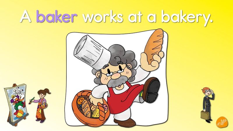 Occupations Phrases By ELF Learning - Phrases With Sentences - ELF Learning Videos