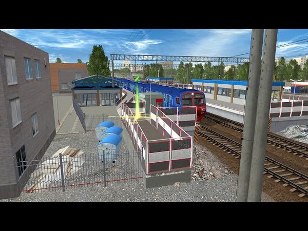 Trainz 2012: Горьковское направление МЖД. Маршрут Москва - Железнодорожная на ЭД4М - 0316 РЭКС.
