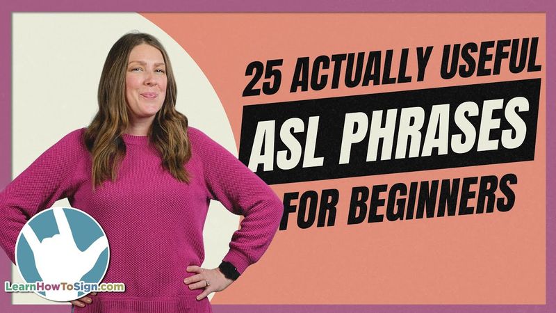 25 Useful ASL Phrases for Conversation | American Sign Language