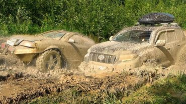 Audi Quattro УНИЖАЕТ ВНЕДОРОЖНИКИ оффроад против TANK 300, Land cruiser Prado, Уаз и Луаз из СССР